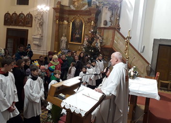 Požehnání Tříkrálovým koledníkům