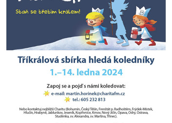 Chceš se zapojit do Tříkrálové sbírky 2024?